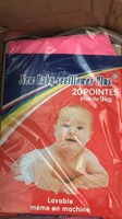 20 Blatt Unisex PVC wasserdichte Krawatten hose Plastik windel Neugeborene Babys ervietten und-hosen Plastik baby zubehör