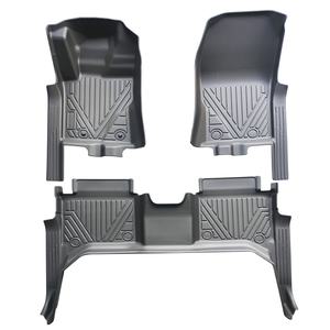 ชุดพรมปูพื้นรถยนต์ TPE 5D กันน้ำ 3 ชิ้น สำหรับรถฟอร์ด เรนเจอร์ ปี 2023 รุ่นพวงมาลัยซ้าย  สำหรับทุกสภาพอากาศ - Product Image 2
