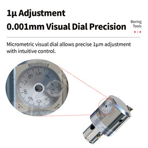 Barra alesatrice di precisione ad alta precisione personalizzabile OEM ODM strumenti di alesatura fini in acciaio testa per centro di lavorazione - Product Image 3