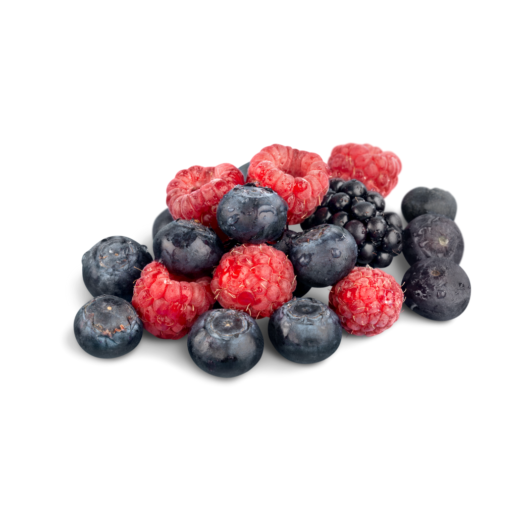 2024 New Crop Best Quality Frozen Mixed Berry Whole Strawberry Blueberry IQF Mixed Berry Frozen Fruits