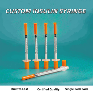 <span class=keywords><strong>Seringues</strong></span> à <span class=keywords><strong>insuline</strong></span> de classe II à usage professionnel, personnalisables, 100 pièces par boîte, emballées individuellement, 0,5 ml, 1 ml, 31G, consommables médicaux - Product Image 2