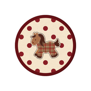 Posavasos de Tierra de Diatomeas con Diseño de Dibujos Animados del Año del Caballo, Alfombrilla Absorbente Antideslizante para Mesa, Barra, Mostrador, Resistente al Calor y Anti-Escaldaduras - Product Image 5