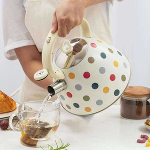 3.0ltr Whistling <strong>Kettle</strong> Color Coating Tea <strong>Kettle</strong> <strong>Induction</strong> <strong>Hob</strong> with Cool Handle - Product Image 3