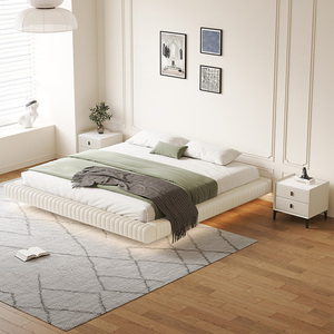 Hiện Đại Sang Trọng Ý Phòng Ngủ Đặt Da Rắn Đôi Vua Nữ Hoàng Đầy Đủ Kích Thước Nổi Giường - Product Image 5