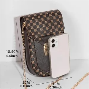Borsa per cellulare da donna, borsa a tracolla, portamonete da collo, borsetta sportiva da braccio per Xiaomi/Samsung/<span class=keywords><strong>iPhone</strong></span> - Product Image 2