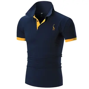 도매 고품질 폴로 셔츠 일반 캐주얼 골프 사용자 정의 로고 간단한 폴로 셔츠 남성 폴로 남성 티셔츠