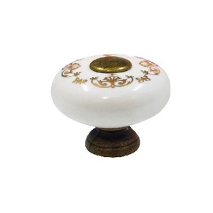 Hot Selling <strong>Ceramic</strong> Pumpkin Cabinet Wardrobe Drawer Door Handle Single Hole Handle <strong>Knob</strong> - Product Image 3