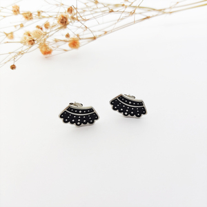 RBG Dissent Collar Stud Pendientes De Joyeria De Moda Pendientes Joyería Mujer Colorido Esmalte Joyería - Product Image 1