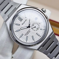 Jam Tangan Mekanis Otomatis Pria Citizent Kualitas Tinggi Jam Tangan Pria Kalender Detik Kecil Dial Putih Bertekstur Jam Tangan Pria NJ0180