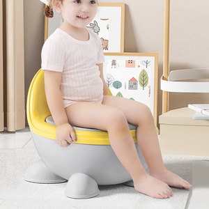 Portable Baby Potty Detachable Toilet Seat For Toddlers Training Use PP Material Solid Color - Product Image 1