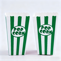 Großhandel preiswerte Einweg-Popcorn-Boxen Biologisch abbaubar aus Popcorn-Papier in Lebensmittel qualität