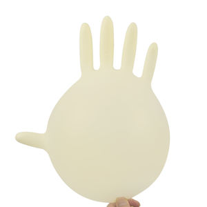 Hanyang Clean H6004G/<span class=keywords><strong>M</strong></span> 9 Zoll Latexhandschuhe Puderfrei Doppelt Chloriert Gewaschen Steril Langlebig Reinraum 50 Paar Vakuumverpackt - Product Image 1