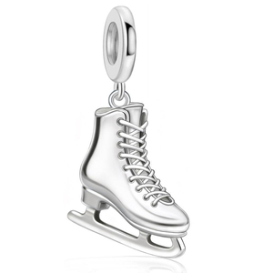 Breloques en argent pour bracelet, thèmes sportifs : Volleyball, Haltère, Plongée, Patinage, Baseball, Perles compatibles avec bracelet original, Bijoux, Anniversaire, Berluque - Product Image 4