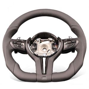 Volante <span class=keywords><strong>Deportivo</strong></span> de Cuero Personalizado de Alto Rendimiento para M4 F10/F15/F20/F30/F32/E92/E82/X3/X5, Listo para Instalar - Product Image 2