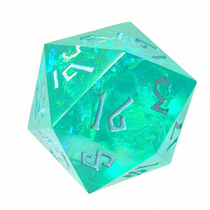 2025 nouveau jeu de dés en résine D20 33mm-55mm dés de base pour jeux de société Dragon donjons Coc groupe de course Cthulhudo autres <span class=keywords><strong>Trpg</strong></span> - Product Image 1