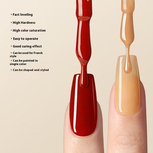 ขวดเจลทา<span class=keywords><strong>เล็บ</strong></span>สไตล์ฝรั่งเศส TPO Hema Free bomd 2025 sequin Caramel Milk White Black Phototherapy ยาวนานไม่เป็นพิษ - Product Image 2