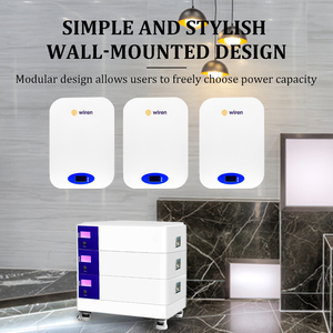 Batería de Pared Wiren WP5K 51.2V 100Ah LiFePO4, Sistema de Almacenamiento de Energía Solar para el Hogar de 5.12KWh, Más de 6000 Ciclos, IP22, Uso en Interiores, CAN - Product Image 5