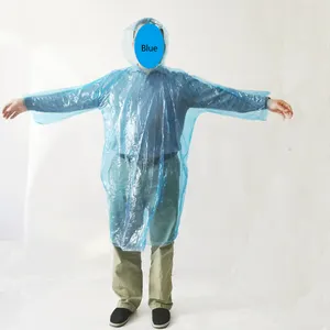 Лидер продаж 2021, модный одноразовый прозрачный дождевик из полиэтилена, дождевик, пончо, пальто для взрослых, водонепроницаемый