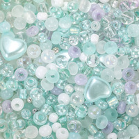 Perles de riz en verre mélangées colorées, perles en vrac pour accessoires de bijoux DIY, bracelets, chaînes de téléphone portable, fabrication artisanale pour kit de matériaux