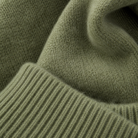 Pull en cachemire pur tricoté sur mesure avec logo OEM ODM, col rond pour femme, vente en gros, marque privée, certifié OEKO-TEX, en vrac