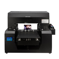 Mesin Cetak Silinder Pipih Printer UV Kecil Terbaik Pencetak Botol Desktop Murah 1390 Mesin Digital untuk Print RU Gudang