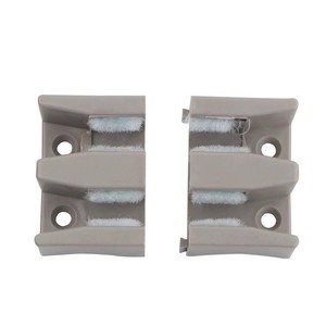 Xin Jieliang Glass Door Limiter <b>Plastic</b> Rectangle Wall Mount Bathroom <b>Sliding</b> Door Stopper Easy Installation Minimalist Design - Product Image 4