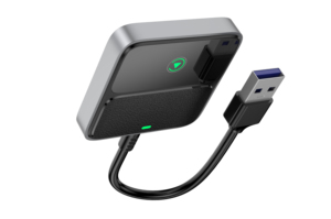 Adaptateur <span class=keywords><strong>CarPlay</strong></span> <span class=keywords><strong>sans</strong></span> <span class=keywords><strong>fil</strong></span> avec boîtier de refroidissement en aluminium - Dongle anti-chaleur pour Seat/Alfa Romeo, homologué sur les autoroutes espagnoles - Product Image 2