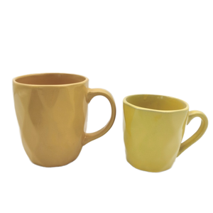 Wholesale Esion Novelty Giveaways pink Embossed Diamond Pattern Stoneware Ceramic Coffee Mugs 301-400ml <b>Microwave</b> Dishwasher - Product Image 2