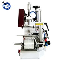 Máquina de Estampagem a Quente SGW para Desktop com Tela Sensível ao Toque e Controle por Pedal para Impressão em Relevo de Etiquetas de Couro e Caixas de Papel
