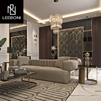 Lit simple moderne et léger de haute qualité Mobilier de chambre à coucher Tête de lit haute Lit king size de luxe double