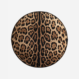 Muebles de Comedor Modernos de Alta Gama, Elegantes Sillas de Bar con Tela con Estampado de Leopardo, Diseño Minimalista para el Hogar y Apartamentos - Product Image 2