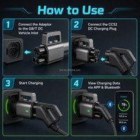 Nouvelle version 400A 1000V Adaptateur de chargeur EV CCS2 vers GBT pour EVS CCS Combo 2 GB/T ID4 ID6 JAC BYD GE3