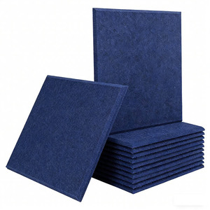 Panneaux acoustiques insonorisants carrés haute densité QIANQIAO, écologiques, ignifuges, pour hôtels, design contemporain, polyester - Product Image 1