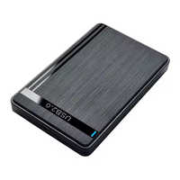 VONN Casing Hard Drive Eksternal Plastik Murah Populer 2.5 Inch, Mendukung HDD SSD 9.5mm UASP SATA ke USB 2.0