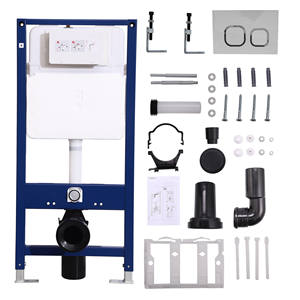 Personalización Venta caliente Baño Inodoro colgado en la pared Oculto en el tanque de la pared <span class=keywords><strong>Cisterna</strong></span> de inodoro oculto de plástico - Product Image 1
