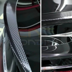 ONDIS <span class=keywords><strong>Film</strong></span> d'emballage pour voiture Vinyle forgé en fibre de carbone Vinyle CHROME pour <span class=keywords><strong>avion</strong></span> Autocollants pour voiture <span class=keywords><strong>Film</strong></span> d'emballage - Product Image 3