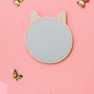 P1255 <span class=keywords><strong>specchio</strong></span> da bagno per cartoni animati <span class=keywords><strong>specchio</strong></span> da parete per lavabo in legno adorabile specchi decorativi creativi per la stanza dei bambini - Product Image 4