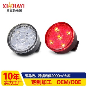 Bicycle Rear <b>Light</b> Led Rechargeable Battery IpX4 <b>Flash</b> Cycling Waterproof Plastic - Product Image 3
