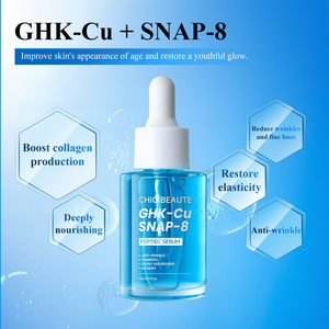 <span class=keywords><strong>CHIC</strong></span> BEAUTE en Stock SNAP-8 Soluciones para la Piel, Colágeno Vegano, Péptido Antienvejecimiento GHK-CU, Suero Facial con Péptido de Cobre Azul - Product Image 2