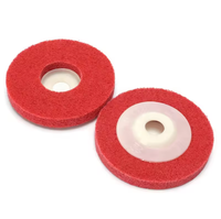 Roue en fibre de nylon abrasive résistante à l'usure, roue non tissée pour le débavurage des pièces automobiles