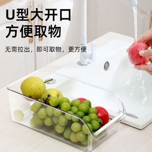 Refrigerator Storage Boxes PP Plastic Stackable Egg Food Container Kitchen Organizer <b>Drawer</b> Box For Fridge Use - Product Image 4