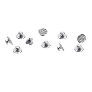 10 buah/pak tombol bahasa gigi Bondable dasar bulat bahan gigi ortodontik dokter gigi ortodontik - Product Image 1