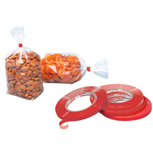 Băng Dính Túi Đóng Gói Bánh Mì, Rau Củ Và Trái Cây Màu Đỏ Sống Động Giá Nhà Máy Bán Sỉ Băng Dính Có Thể In Thích Hợp Để Đựng - Product Image 2