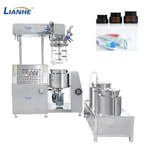 5l Lab vakum emülgatör mikseri kozmetik krem losyon yüksek viskozite vakumlu karıştırma makinesi ketçap yapma makinesi