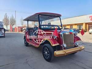 Autobús Turístico Eléctrico Vintage 2025 con Certificación CE, Color Personalizado, 3 Filas de Asientos, Batería de Plomo-Ácido, 4-17 Asientos, Alta Calidad - Product Image 2