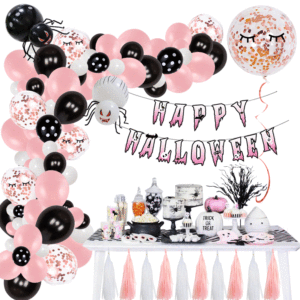 Halloween <b>Balloon</b> <b>Decoration</b> Party <b>Balloon</b> Scene Arrangement Aluminum Film Latex Group Halloween <b>Balloon</b> Chain Set - Product Image 2