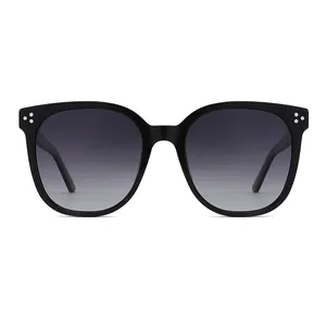 Wholesale High Quality Fashion TAC Lens Cat Eye Sun Glasses Acetate UV400 Sunglasses Lentes De Sol Hombre