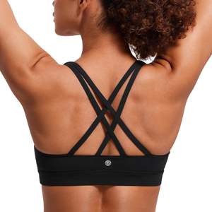 Sujetadores Deportivos Acolchados con Tirantes Cruzados y Sensación de Desnudez, Transpirables y de Alta Sujeción para Mujer, Marca CRZ YOGA, para Fitness y Yoga - Product Image 6