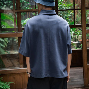 เสื้อแขนยาวพิมพ์ลายดิจิทัล ระบายอากาศได้ดี สีเทาสปอร์ต ผ้าฝ้าย 100% 350GSM คุณภาพสูง รับทำโลโก้ตามสั่ง สำหรับฤดูร้อน - Product Image 2