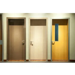 Kak — poignées de porte intérieures en aluminium insonorisées, design moderne, couleur bois, balançoire, pour bureau, intérieur 2021
